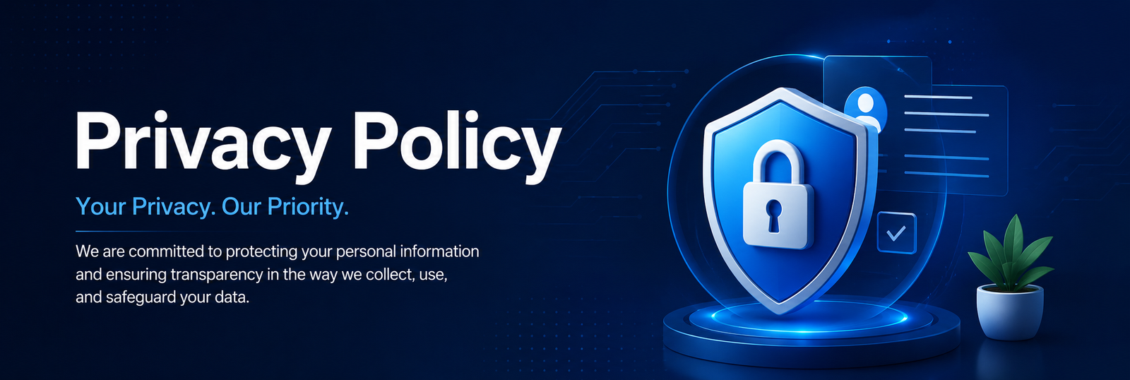 Privacy Policy Banner
